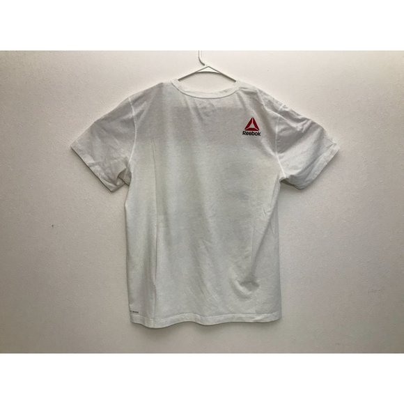 Reebok Speedwick Mens L White Fitness T Shirt *11 - Picture 4 of 4